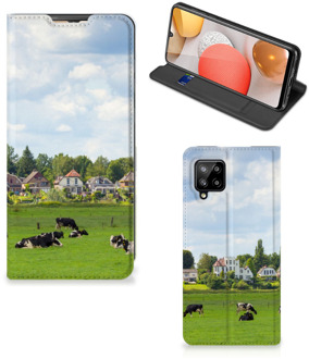 B2Ctelecom Smartphone Hoesje Samsung Galaxy A42 Wallet Book Case Hollandse Koeien