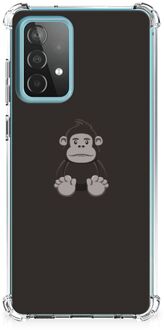 B2Ctelecom Smartphone hoesje Samsung Galaxy A52 4G/5G Hoesje Bumper met transparante rand Gorilla