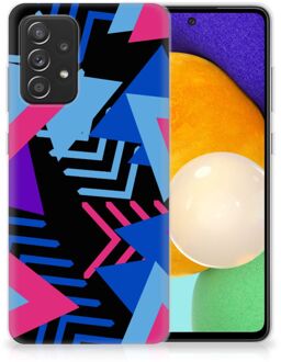 B2Ctelecom Smartphone hoesje Samsung Galaxy A52 (5G/4G) TPU Case Funky Triangle