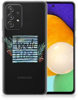 B2Ctelecom Smartphone hoesje Samsung Galaxy A52 (5G/4G) TPU Case Transparant Boho Beach