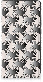 B2Ctelecom Smartphone Hoesje Samsung Galaxy A52 Book Wallet Case Salamander Grey