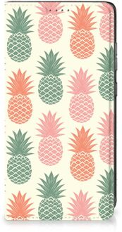 B2Ctelecom Smartphone Hoesje Samsung Galaxy A52 Leuk Bookcase Ananas