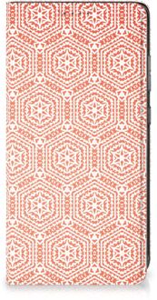 B2Ctelecom Smartphone Hoesje Samsung Galaxy A52 Mobiel Hoesje Pattern Orange