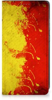 B2Ctelecom Smartphone Hoesje Samsung Galaxy A52 Portemonnee hoesje Belgische Vlag