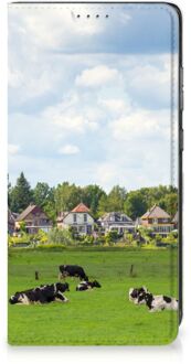 B2Ctelecom Smartphone Hoesje Samsung Galaxy A52 Wallet Book Case Hollandse Koeien