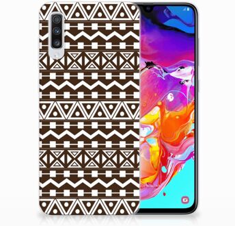 B2Ctelecom Smartphone hoesje Samsung Galaxy A70 Aztec Brown