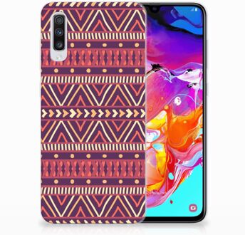 B2Ctelecom Smartphone hoesje Samsung Galaxy A70 Aztec Purple