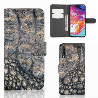 B2Ctelecom Smartphone Hoesje Samsung Galaxy A70 Krokodillenprint