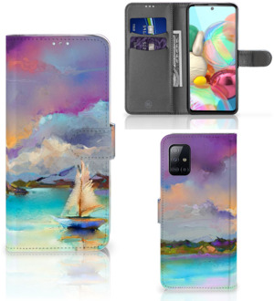 B2Ctelecom Smartphone Hoesje Samsung Galaxy A71 Case ontwerpen Boat