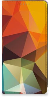 B2Ctelecom Smartphone Hoesje Samsung Galaxy A71 Leuk Book Case Polygon Color