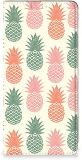 B2Ctelecom Smartphone Hoesje Samsung Galaxy A71 Leuk Bookcase Ananas