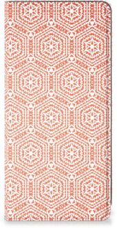 B2Ctelecom Smartphone Hoesje Samsung Galaxy A71 Mobiel Hoesje Pattern Orange