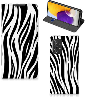 B2Ctelecom Smartphone Hoesje Samsung Galaxy A72 (5G/4G) Beschermhoesje Zebra