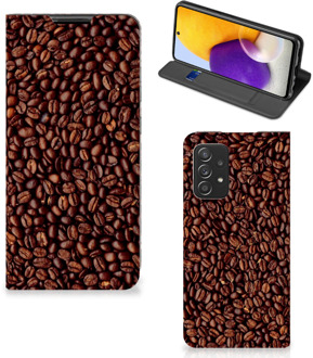 B2Ctelecom Smartphone Hoesje Samsung Galaxy A72 (5G/4G) Mobiel Case Koffiebonen