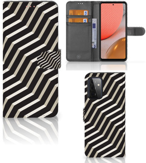 B2Ctelecom Smartphone Hoesje Samsung Galaxy A72 Bookcover met Pasjeshouder Illusion