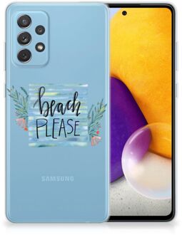 B2Ctelecom Smartphone hoesje Samsung Galaxy A72 TPU Case Transparant Boho Beach