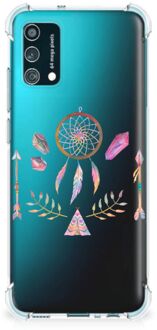 B2Ctelecom Smartphone hoesje Samsung Galaxy M02s | A02s Mobiel Case met transparante rand Boho Dreamcatcher