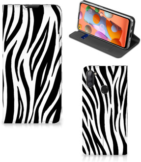 B2Ctelecom Smartphone Hoesje Samsung Galaxy M11 | A11 Beschermhoesje Zebra