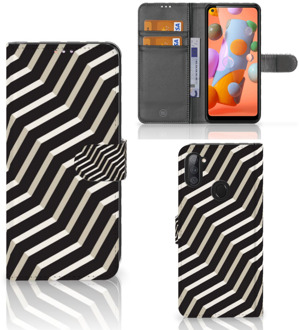 B2Ctelecom Smartphone Hoesje Samsung Galaxy M11 | A11 Bookcover met Pasjeshouder Illusion