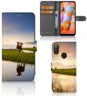 B2Ctelecom Smartphone Hoesje Samsung Galaxy M11 | A11 Flip Case Koe