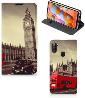 B2Ctelecom Smartphone Hoesje Samsung Galaxy M11 | A11 Mobiel Bookcase Londen