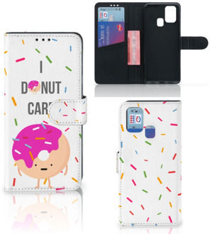 B2Ctelecom Smartphone Hoesje Samsung Galaxy M31 Bookcase met Quotes Donut Cadeautjes voor Meisjes