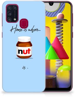 B2Ctelecom Smartphone hoesje Samsung Galaxy M31 Leuk Hoesje Nut Home