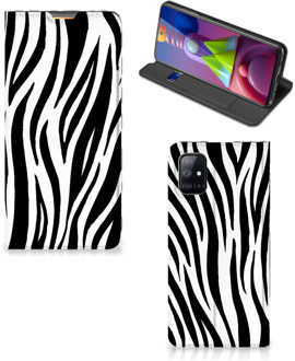 B2Ctelecom Smartphone Hoesje Samsung Galaxy M51 Beschermhoesje Zebra