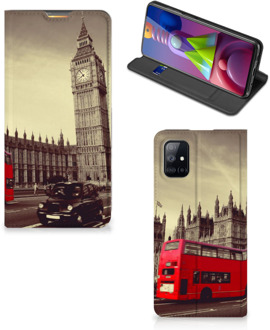 B2Ctelecom Smartphone Hoesje Samsung Galaxy M51 Mobiel Bookcase Londen