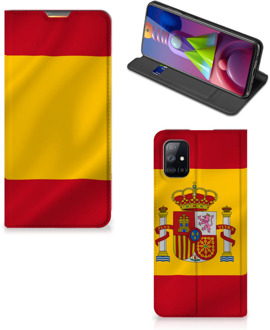 B2Ctelecom Smartphone Hoesje Samsung Galaxy M51 Mobiel Hoesje Spaanse Vlag