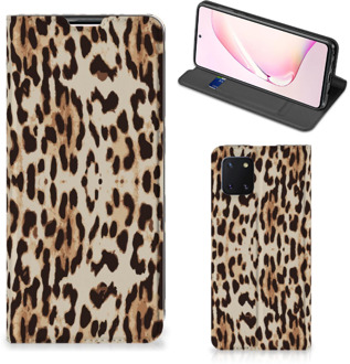 B2Ctelecom Smartphone Hoesje Samsung Galaxy Note 10 Lite Book Cover Leopard