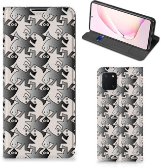 B2Ctelecom Smartphone Hoesje Samsung Galaxy Note 10 Lite Book Wallet Case Salamander Grey