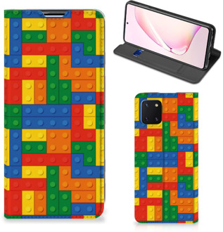 B2Ctelecom Smartphone Hoesje Samsung Galaxy Note 10 Lite Leuk Bookcover Blokken