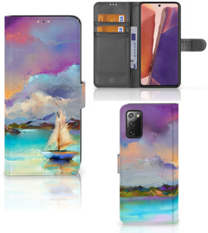 B2Ctelecom Smartphone Hoesje Samsung Galaxy Note 20 Case ontwerpen Boat