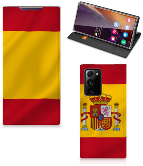 B2Ctelecom Smartphone Hoesje Samsung Galaxy Note 20 Ultra Mobiel Hoesje Spaanse Vlag