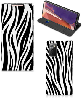 B2Ctelecom Smartphone Hoesje Samsung Galaxy Note20 Beschermhoesje Zebra