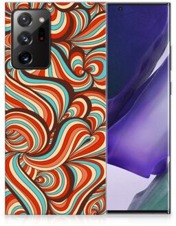 B2Ctelecom Smartphone hoesje Samsung Galaxy Note20 Ultra Back Case Siliconen Hoesje Retro