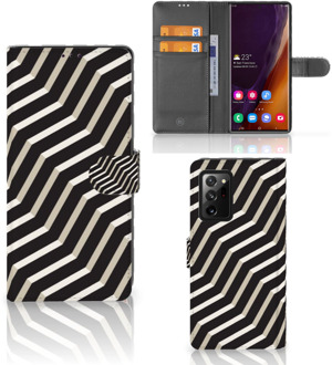 B2Ctelecom Smartphone Hoesje Samsung Galaxy Note20 Ultra Bookcover met Pasjeshouder Illusion