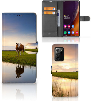 B2Ctelecom Smartphone Hoesje Samsung Galaxy Note20 Ultra Flip Case Koe