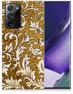 B2Ctelecom Smartphone hoesje Samsung Galaxy Note20 Ultra Hoesje maken Barok Goud