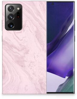 B2Ctelecom Smartphone hoesje Samsung Galaxy Note20 Ultra Leuk Hoesje Marble Pink