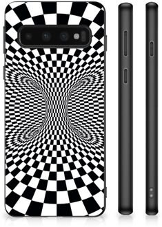 B2Ctelecom Smartphone Hoesje Samsung Galaxy S10 Bumper Hoesje met Zwarte rand Illusie