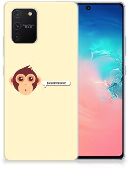 B2Ctelecom Smartphone hoesje Samsung Galaxy S10 Lite Back Case Siliconen Hoesje met Foto Aap