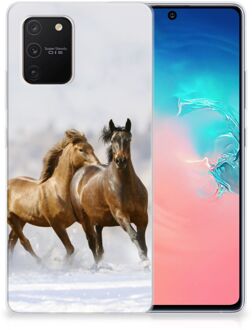 B2Ctelecom Smartphone hoesje Samsung Galaxy S10 Lite TPU Case Paarden