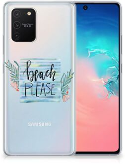 B2Ctelecom Smartphone hoesje Samsung Galaxy S10 Lite TPU Case Transparant Boho Beach