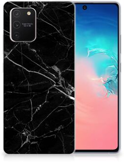 B2Ctelecom Smartphone hoesje Samsung Galaxy S10 Lite Transparant Hoesje Marmer Zwart