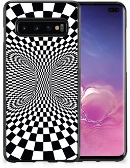 B2Ctelecom Smartphone Hoesje Samsung Galaxy S10+ Bumper Hoesje met Zwarte rand Illusie