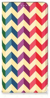 B2Ctelecom Smartphone Hoesje Samsung Galaxy S20 FE Leuk Telefoonhoesje Zigzag Color