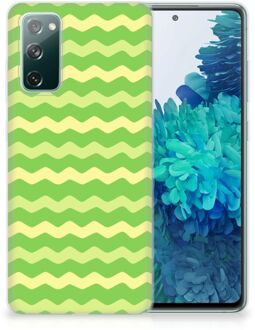 B2Ctelecom Smartphone hoesje Samsung Galaxy S20 FE TPU Case Waves Green