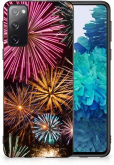 B2Ctelecom Smartphone Hoesje Samsung Galaxy S20 Smartphonehoesje met Zwarte rand Vuurwerk